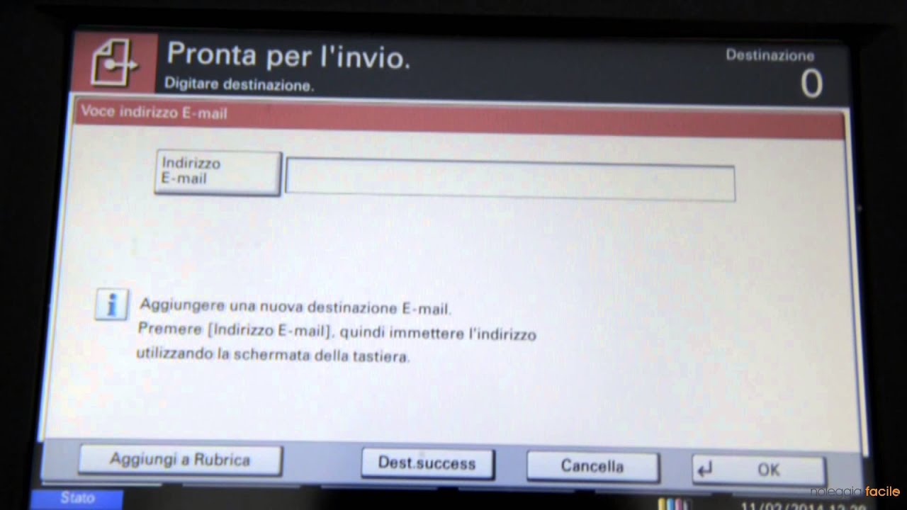 noleggia-facile presenta  funzione invio utax 3005ci