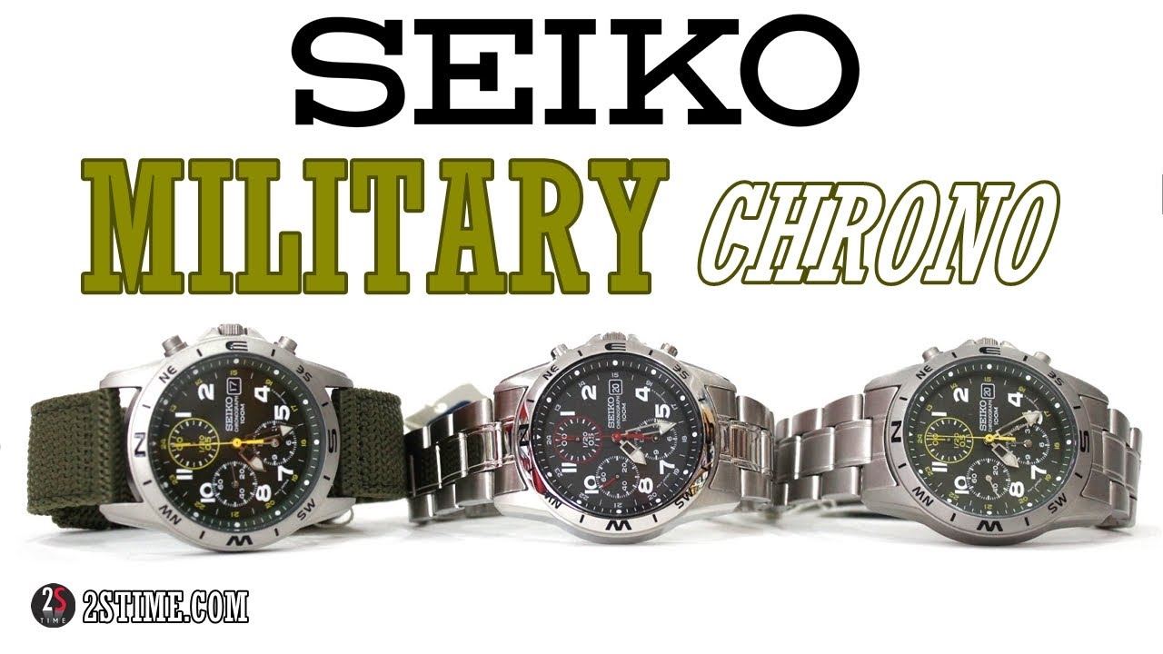 SEIKO Military Chrono Collection |  The Best Cronograph Under 200 to BUY [2023]