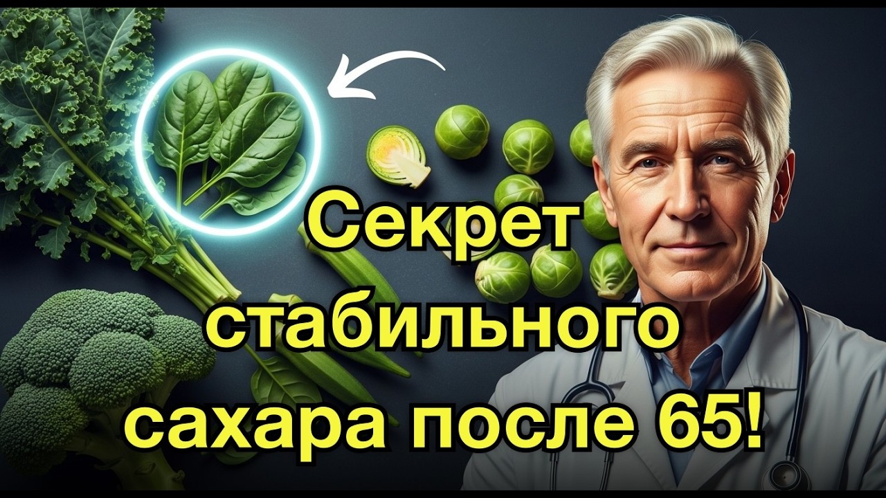 Эти овощи таят секрет контроля сахара после 65 лет!