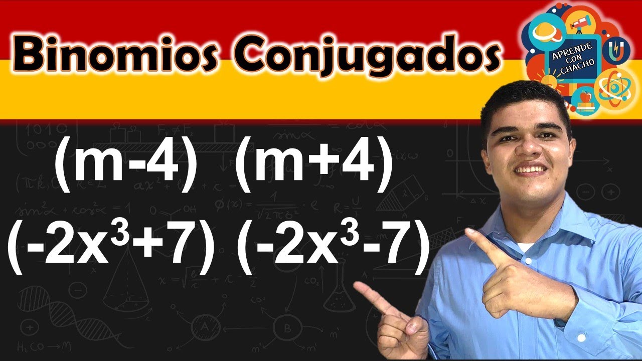 Productos notables - Cómo resolver binomios conjugados