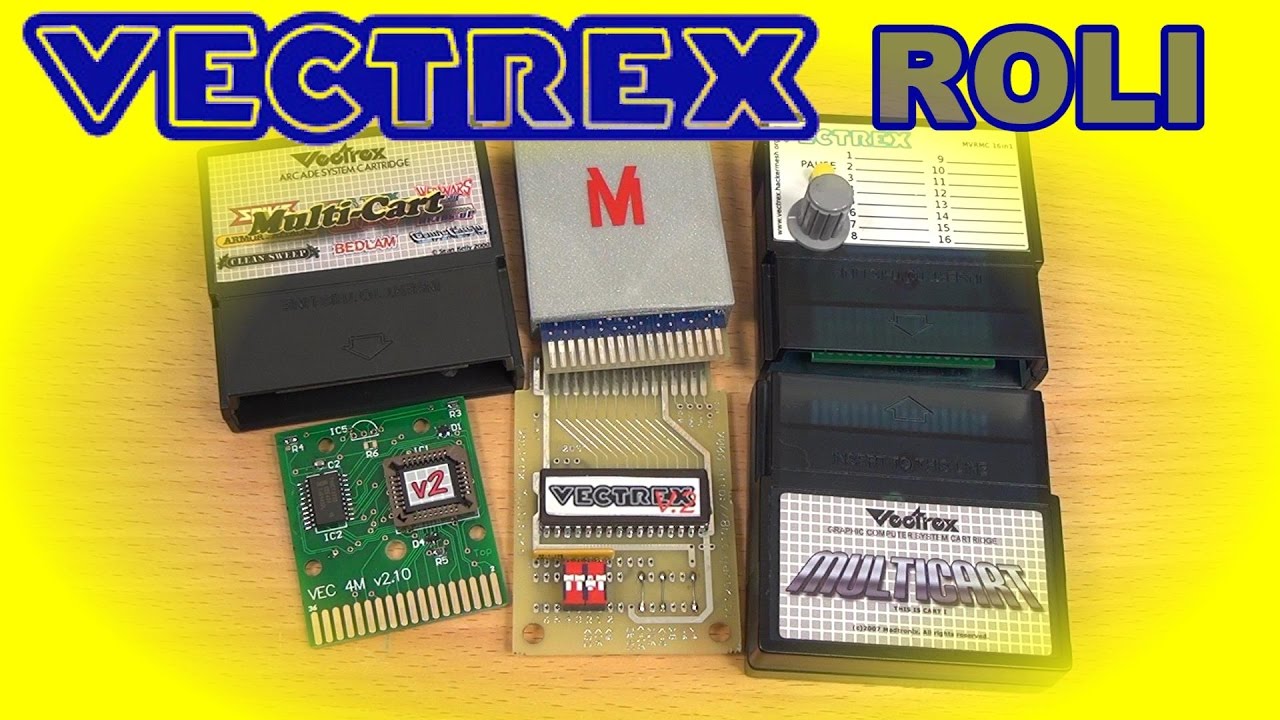 Best Vectrex Multi- & Flashcarts 2016/17 + Repro Shells