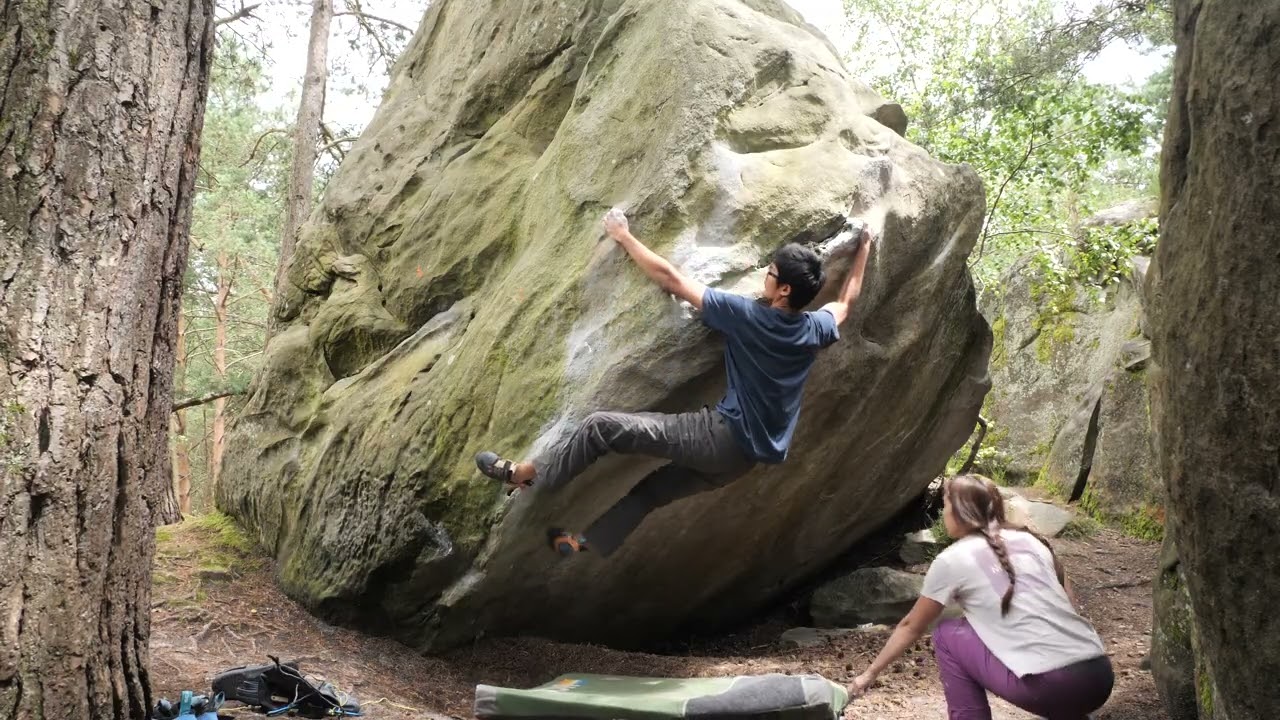 6C - La Trav (Assis) || Gorge Aux Chats || Fontainebleau Bouldering