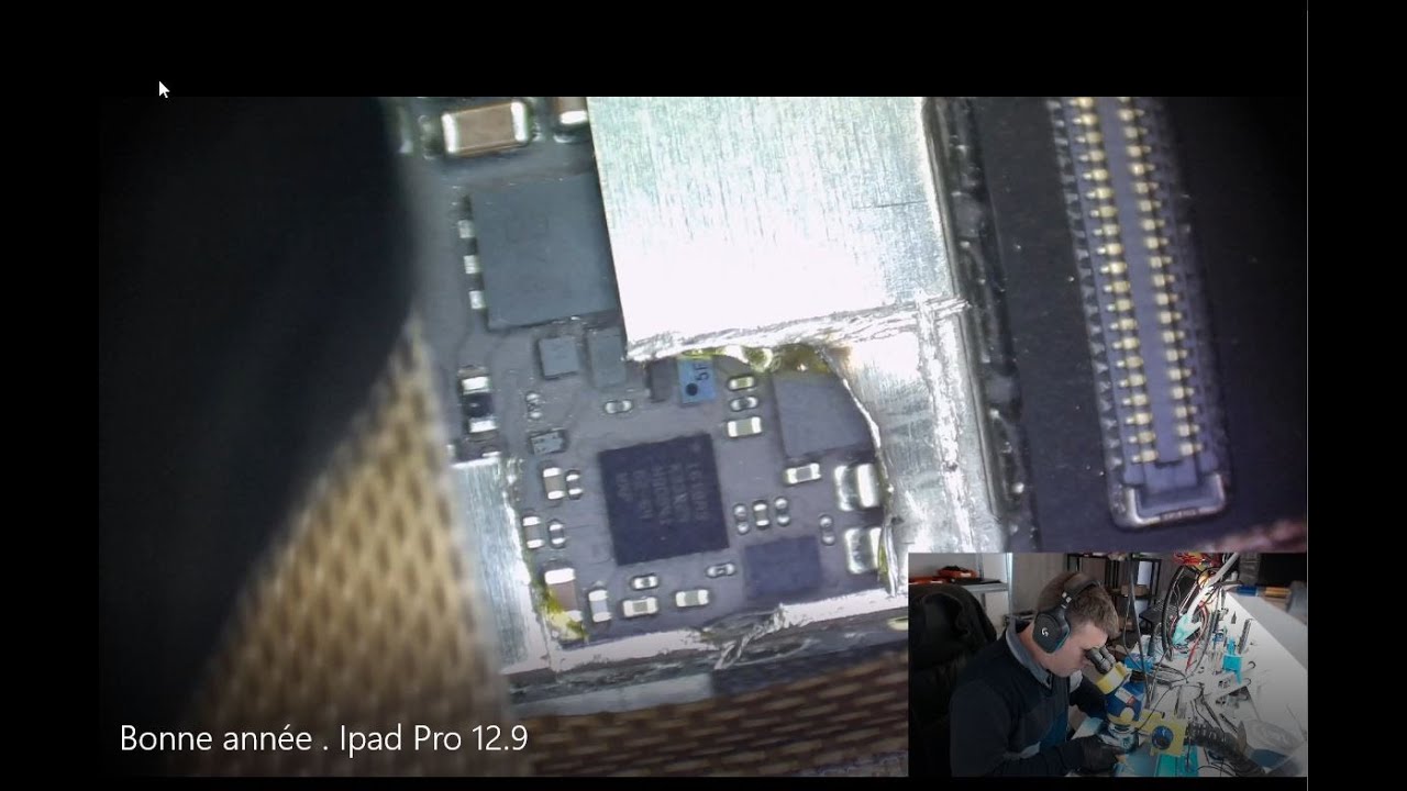 🥳  Bonne année 🎊  Réparation  IPad Pro 12.9 ne s' allume pas