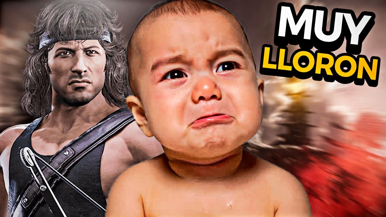 😂Me INSULTA Y TIRA del CABLE || RAMBO IMPARABLE  - Mortal Kombat 11