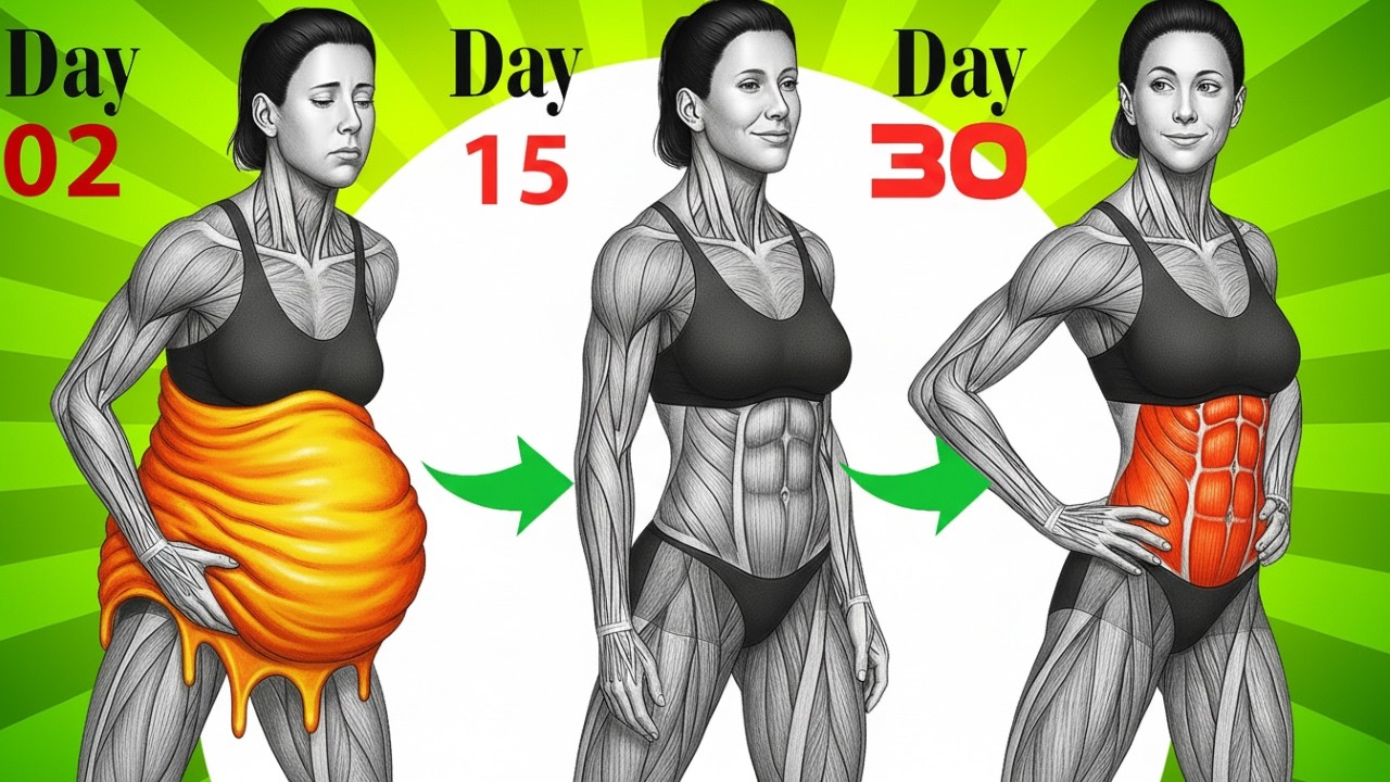 30-Min Morning Standing Workout 🔥 Melt Hanging Belly Fat at Home (Women)