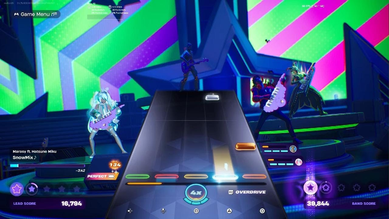 Snow mix Lead 98% Fortnite festival