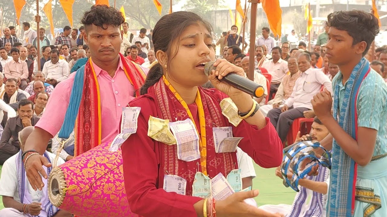 starting song sabyarani tripathi ledies kirtan kharmunda