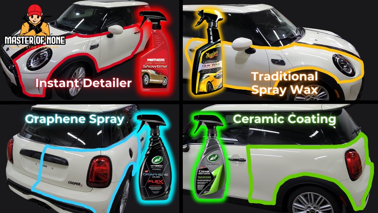 Finding the Best SPRAY WAX! Graphene vs. Ceramic vs. Traditional