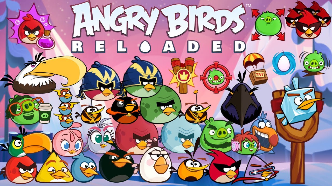 Angry Birds Reloaded - All Birds & Power-Ups Abilities Gameplay (2 de Setembro de 2024)