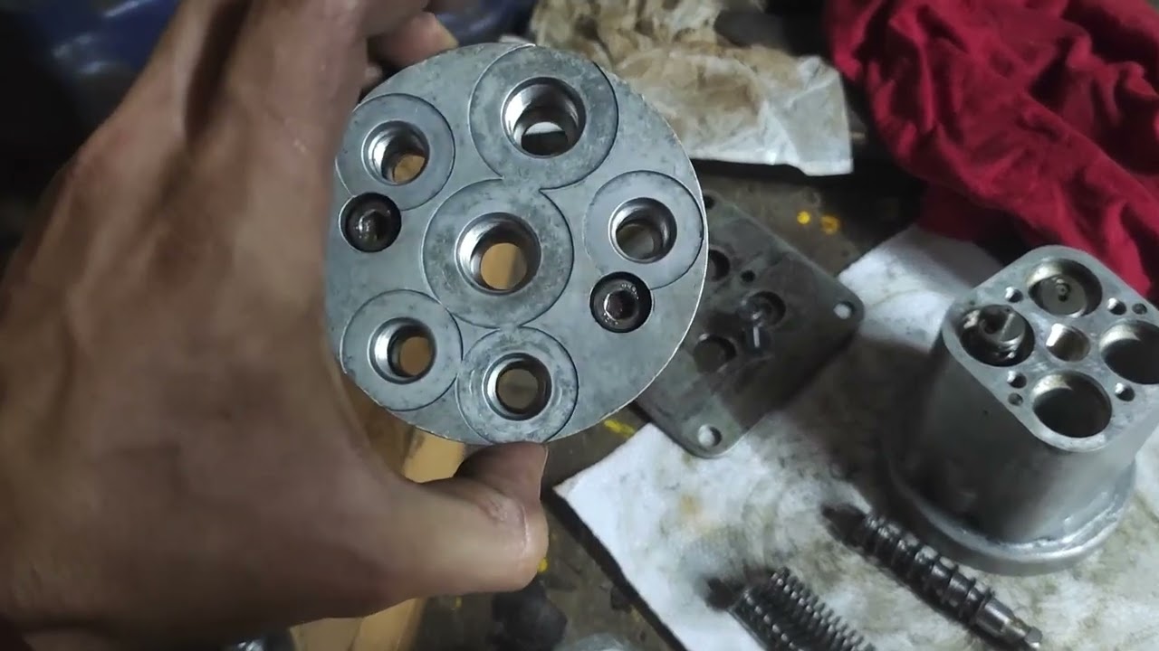 Montagem com dicas da válvula direcional trator de esteira Komatsu D41