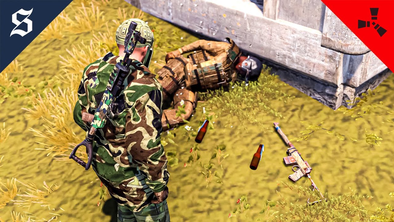my solo friend got raided but I stole his loot back 🤝🏻 - RUST SOLO #15 S122