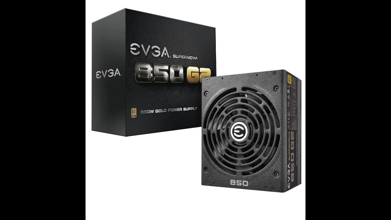 EVGA SuperNOVA 850G2 80PLUS Gold Unboxing.