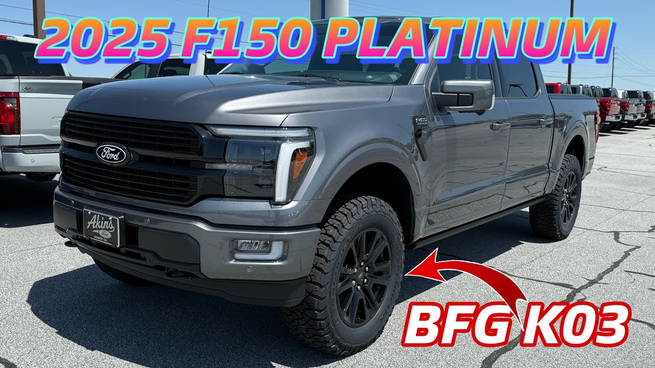 The TIMELESS SETUP! 2025 Ford F150 Platinum Carbonized Gray Covert Edition