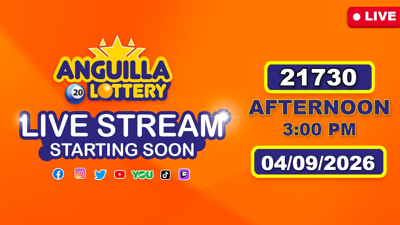 Emisi&oacute;n en directo de Madroka Anguilla Lottery, LTD 21730