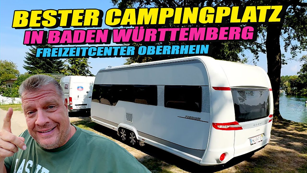 Bester Campingplatz in Baden Württemberg - Oberrheincenter bei Baden-Baden