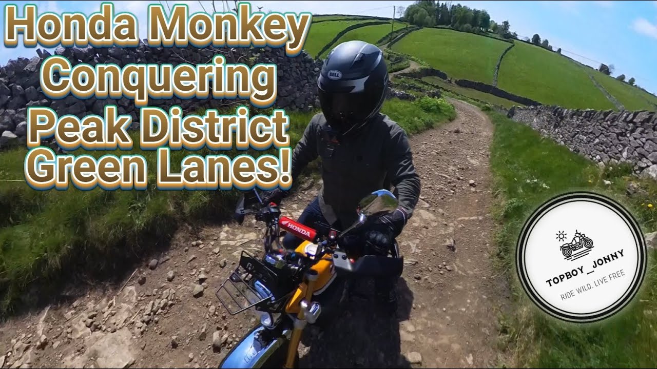 Honda Monkey Adventure: Conquering Green Lanes in the Peak District!