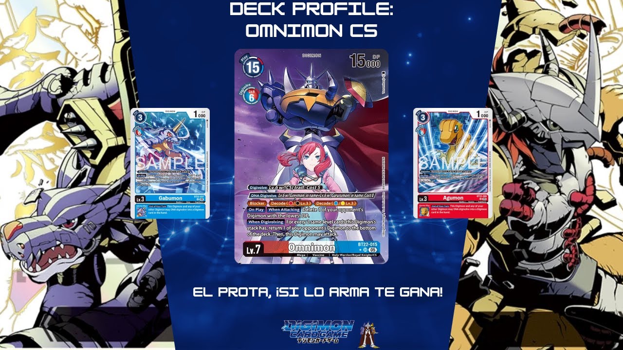 Omnimon CS Deck Profile &ndash; &iexcl;&iexcl;&iexcl;Omnimon IS HERE!!!| Digimon TCG