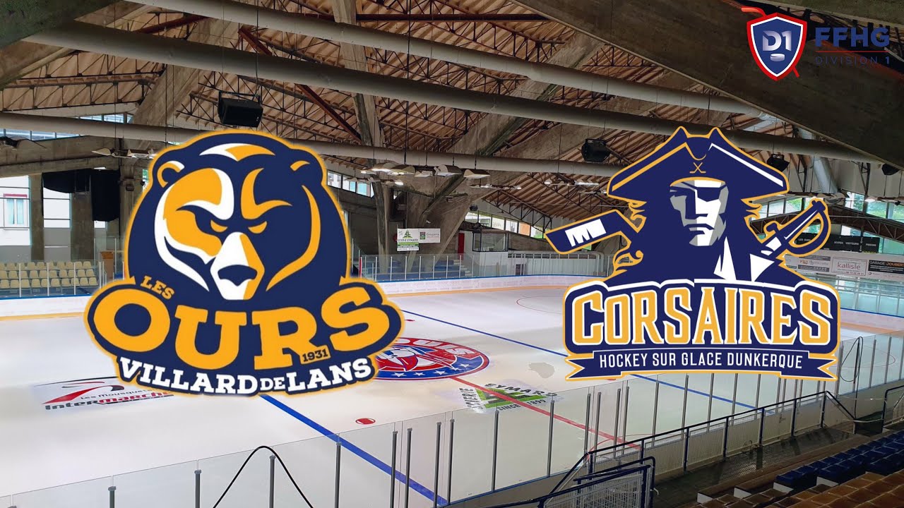 Résumé Les Ours de Villard-De-Lans VS Les Corsaires de Dunkerque (3-5) Journée 8