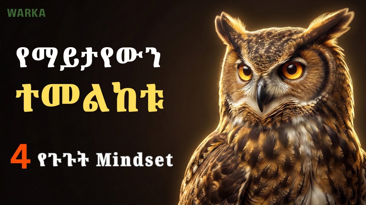 የጉጉት አስተሳሰብ : ሌሎች የማያዩትን እንዴት ማየት እንደሚቻል | 4 ወሳኝ ትምህርቶች