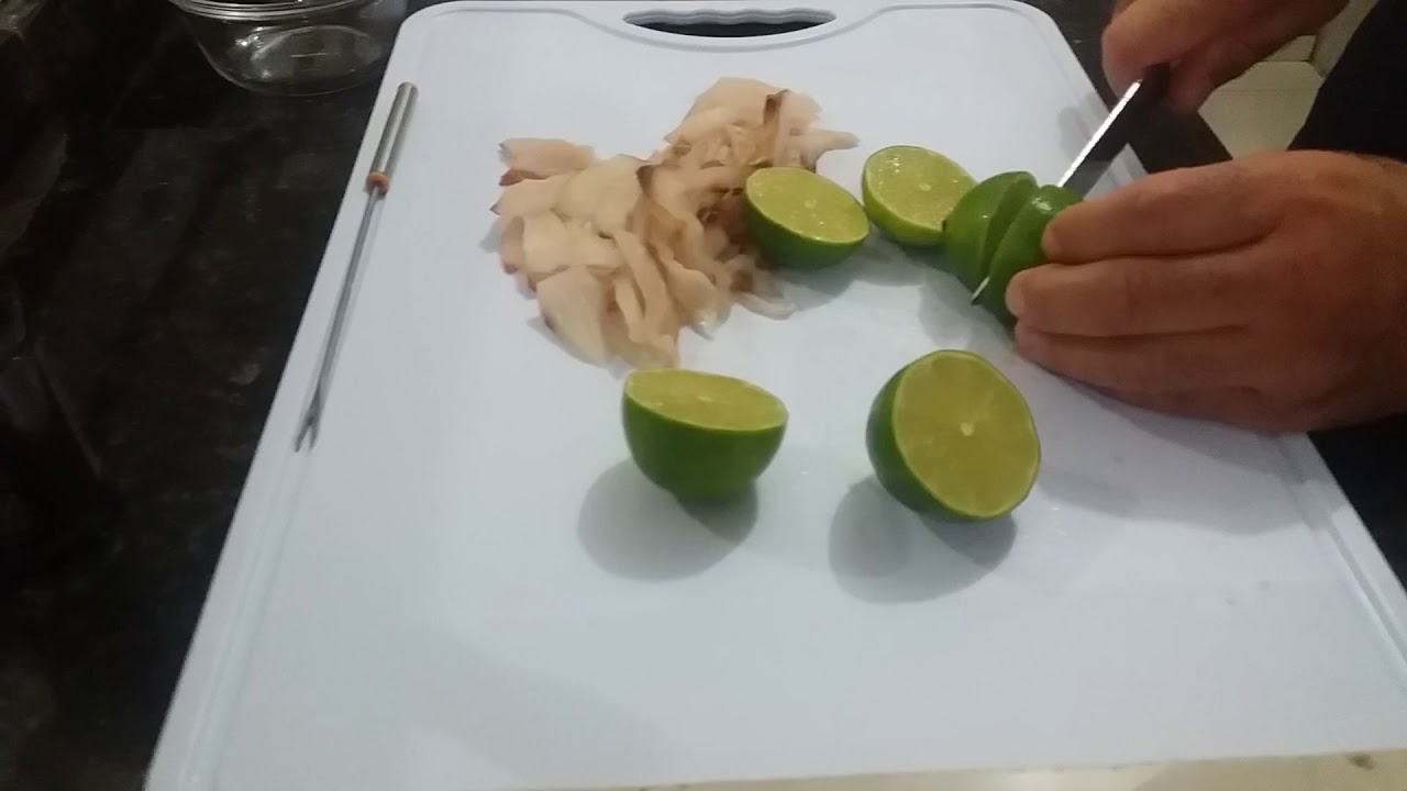 Toda semana faço este aperitivo de tilápia crua  @curiosidades01