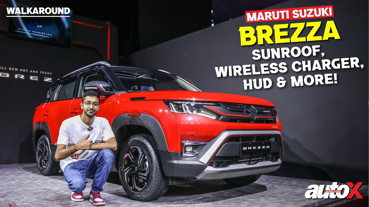 Maruti Suzuki Brezza 2022 - First Look and Walkaround | Compact SUV king | autoX