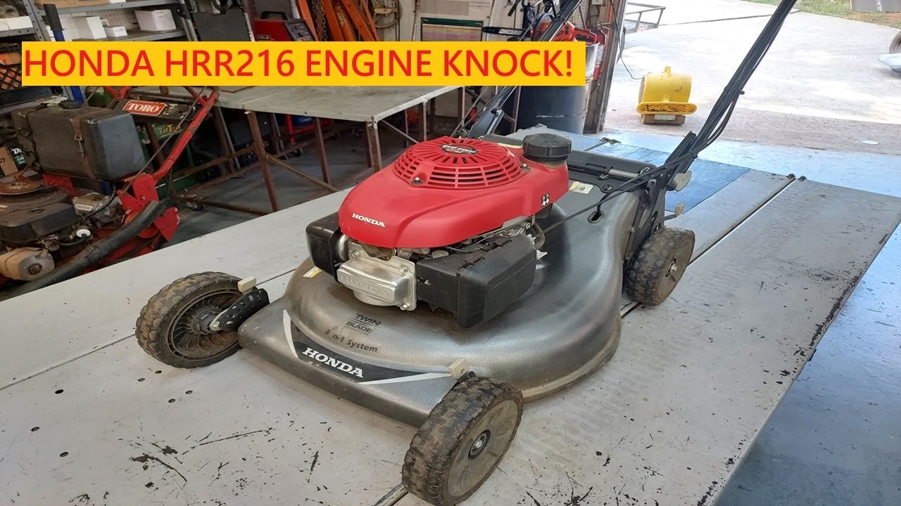 Honda HRR216 Push Mower GCV160 | Engine Knock!