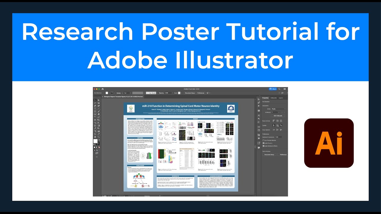 How to Make a Good Research Poster in Adobe Illustrator