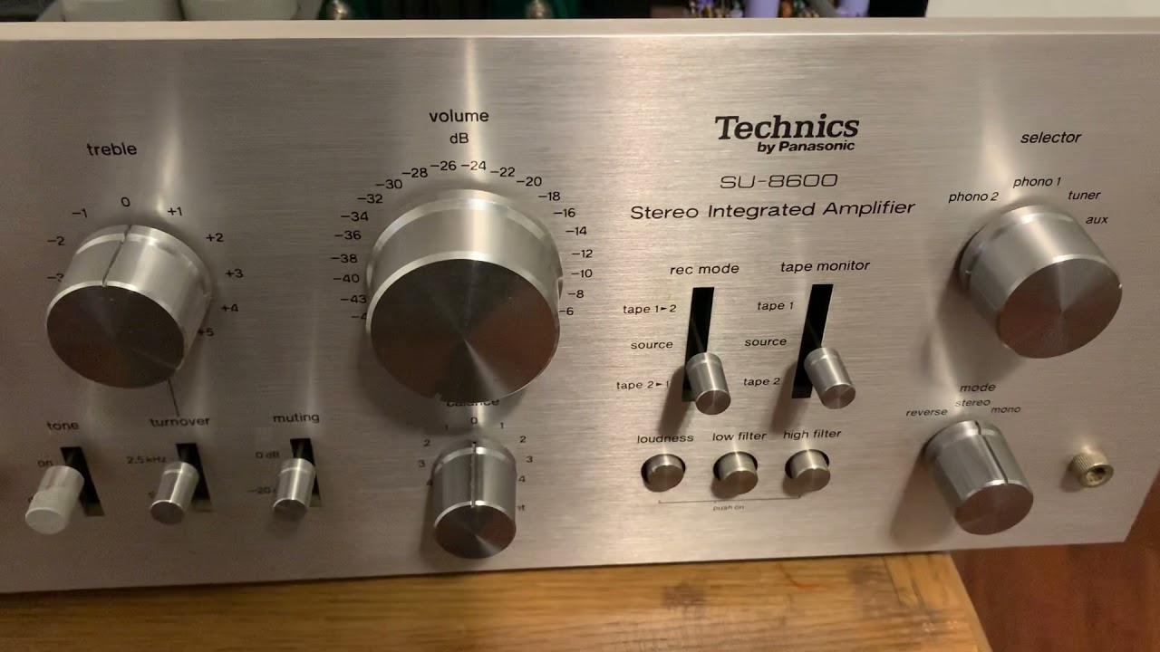 Technics SU-8600 Amplifier- Quick review and test