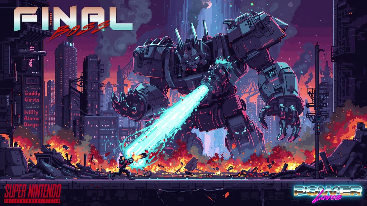 PowerLover - Final Boss | Final Level Cyberpunk Shooter OST