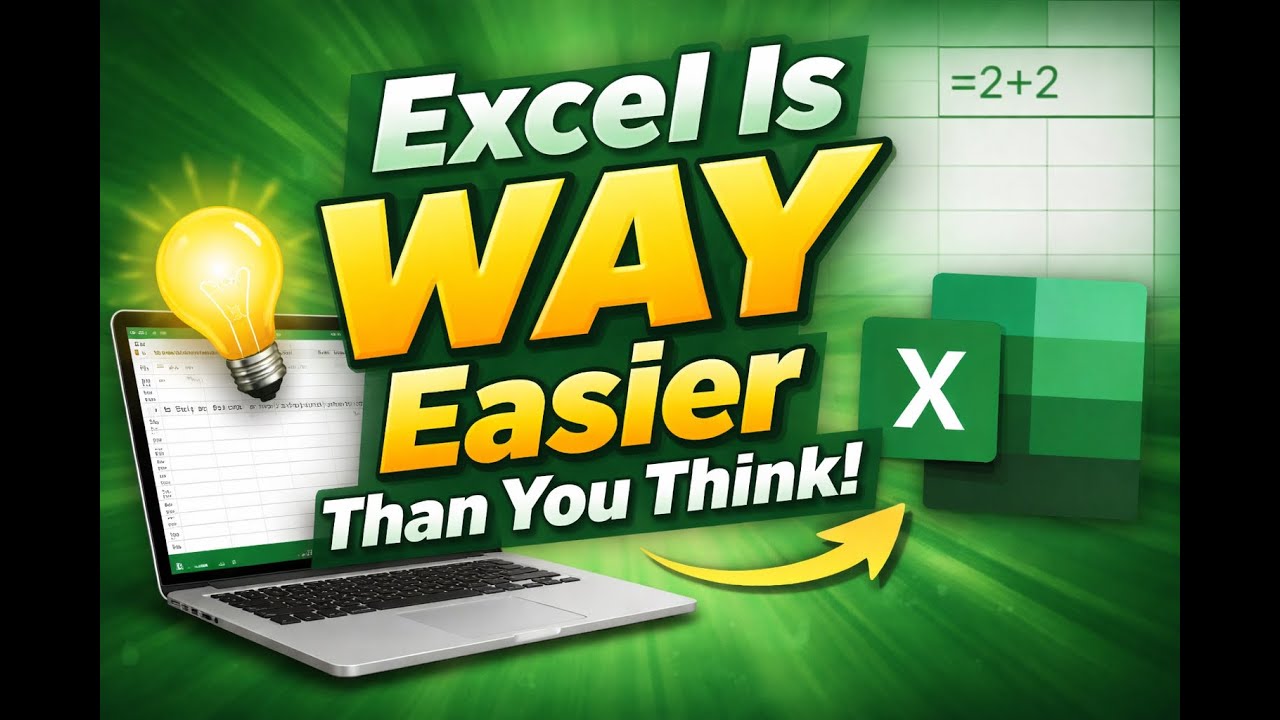 Excel Is WAY Easier Than You Think (Start Here)
