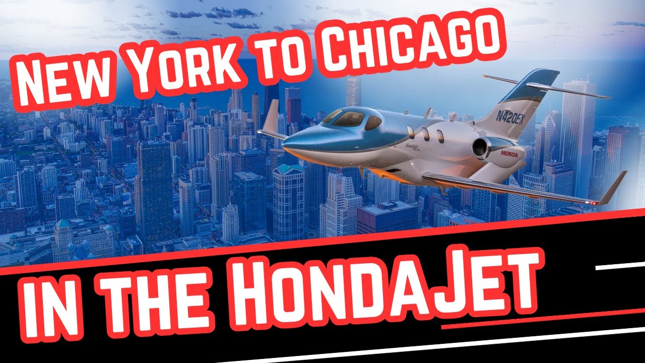 Из Нью-Йорка в Чикаго на HondaJet