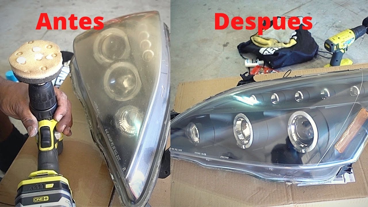 Como Restaurar Faros Delanteros// Edición Accord