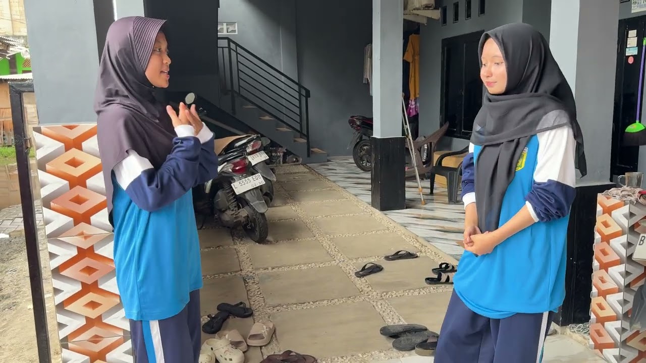 Ujian praktek B.Arab MA ATTAQWA Al-Hiwar dgn tema Minat&Bakat Siswi Azalia Nabila & Khansa Shabihah