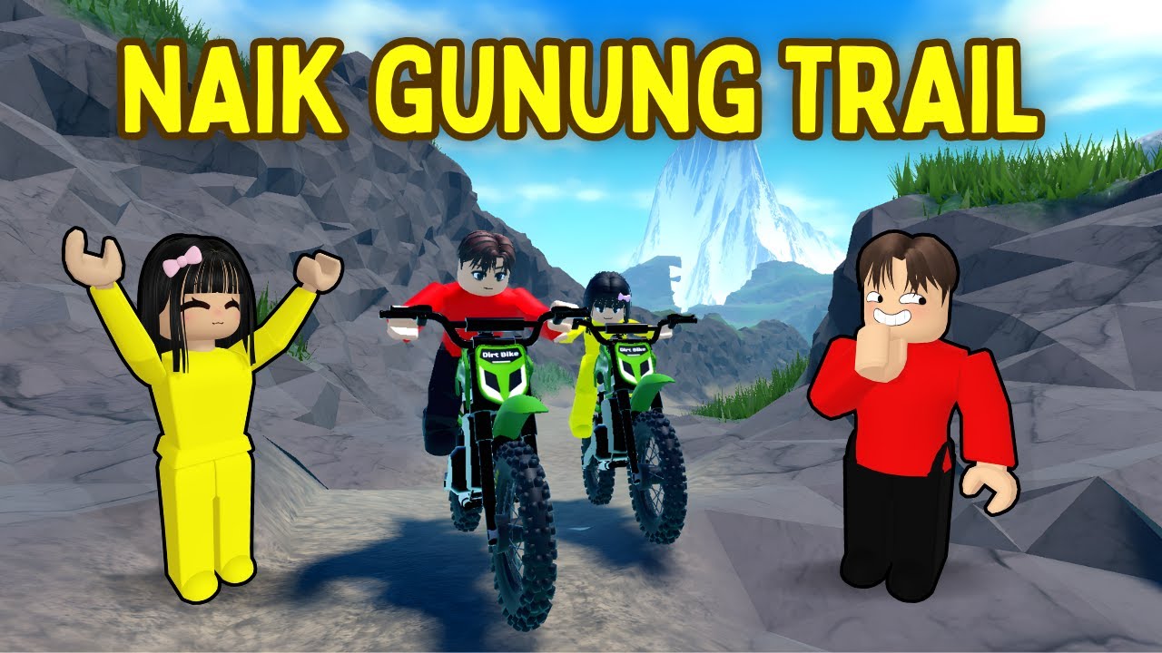 Yuta and Mio Climb a Mountain on a Trail Bike Guys 🏍️💨| ROBLOX