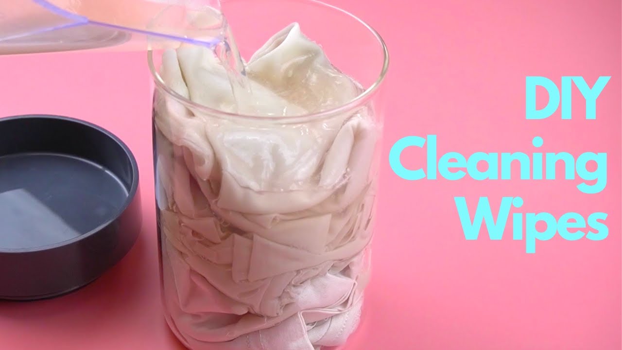 DIY Disinfectant Wipes - How to Make Homemade Cleaning Wipes