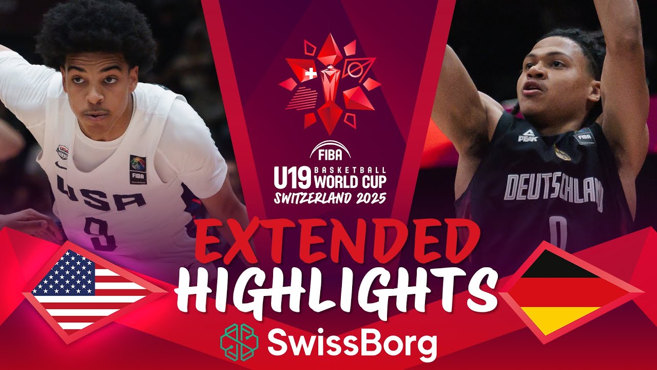 USA 🇺🇸 vs Germany 🇩🇪 | Final Game | Extended Highlights | FIBA U19 Basketball World Cup 2025