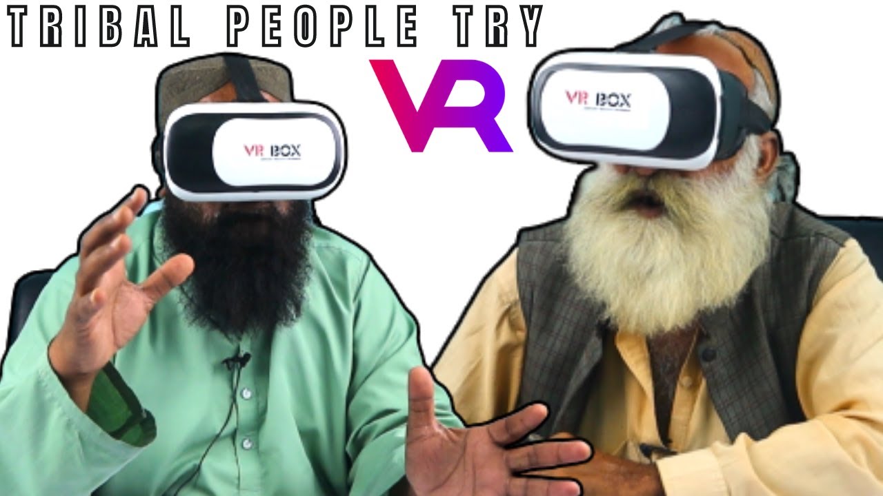 Tribal People Try VR Headset For the first time - Virtual Reality Reaction