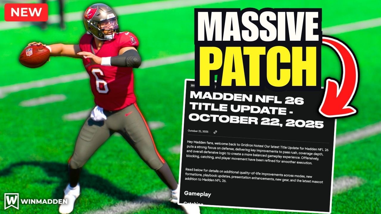EA Just Dropped a MASSIVE Madden 26 Update (Full Patch Notes)