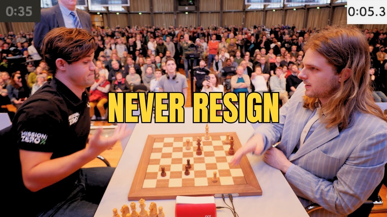 Never Resign!  Richard Rapport vs Magnus Carlsen