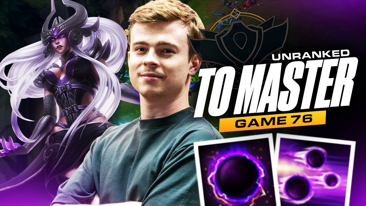 76- SYNDRA MID : UNRANKED TO MASTER HARD MODE