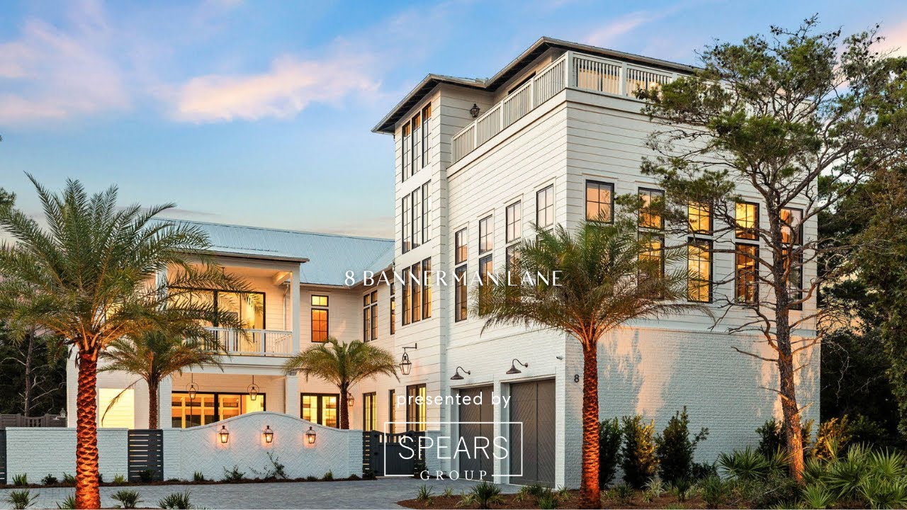 Tour This $7,995,000 New Construction Retreat | Bannerman Beach, Florida