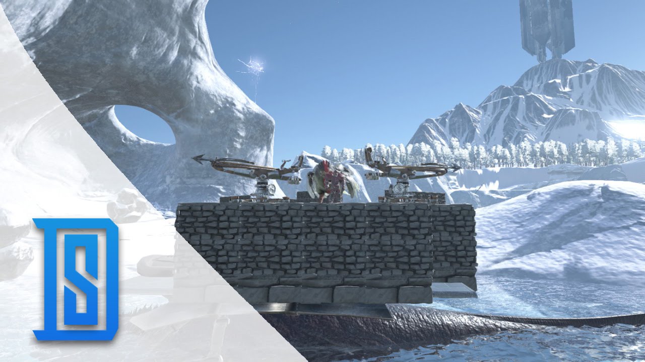 Ark Survival Evolved -Northern Tribe - Mosasaurus Battle Ship