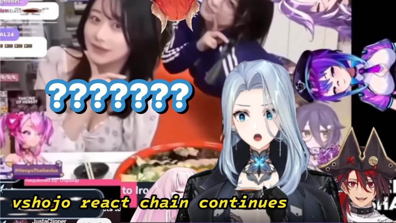 AmaLee Reacts to Kuro reacting to Mata, Zen, Melody, Michi, Henya, & Mouse Reacting to THE Kson Clip