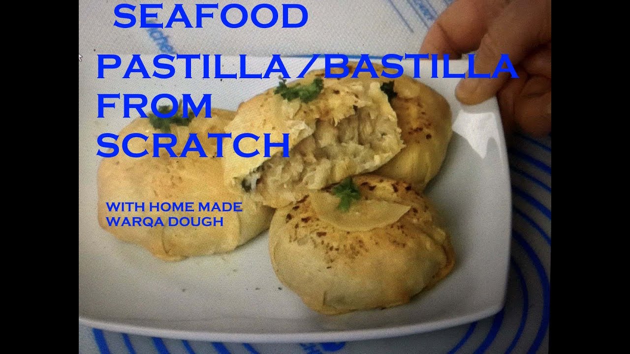 Seafood Pastilla With Home Made Brick Pastry Leaf