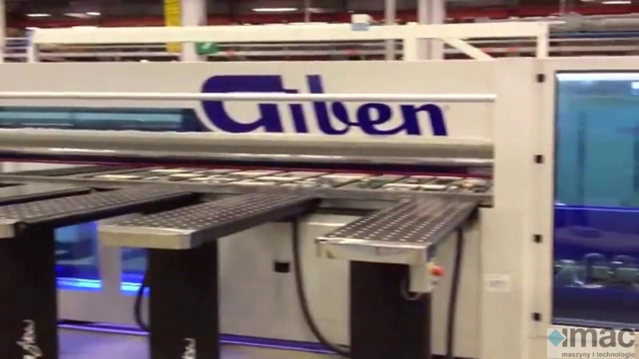 Cięcie w pakietach , piła panelowa - GIBEN PRISMA 6000  system KERS