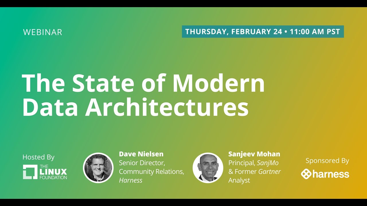 LF Live Webinar: The State of Modern Data Architectures