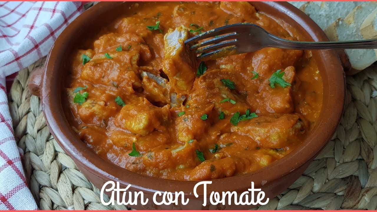 ATÚN CON TOMATE Receta que no te puedes perder