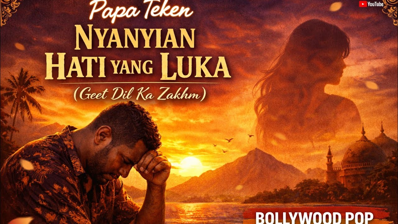 NYANYIAN HATI YANG LUKA || BOLLYWOOD POP || PAPA TEKEN || Official Musik #laguterbaru #lagugalau