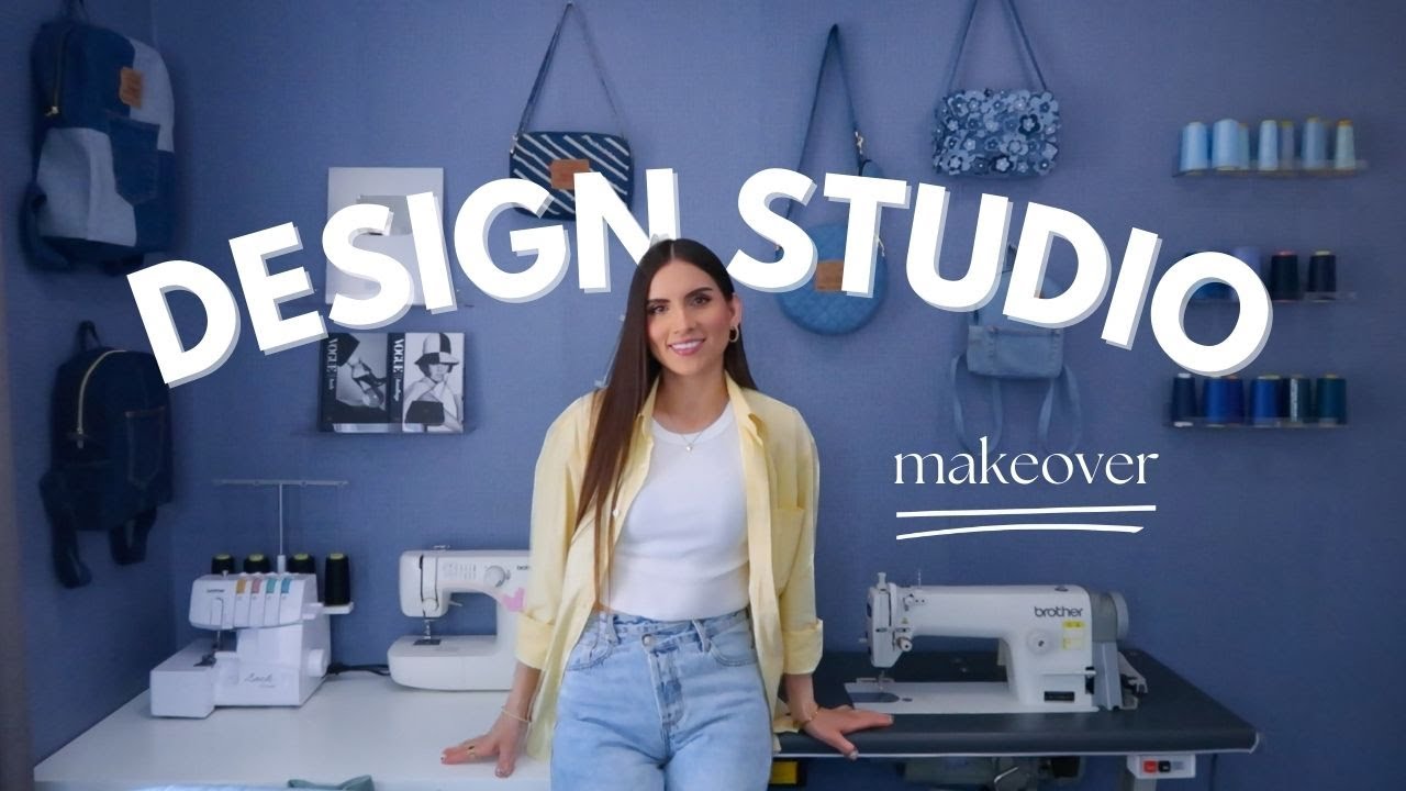 MI NUEVO TALLER DE DISEÑO 👖 Organizando mi Estudio de Costura ✂️ Design Studio Denim Inspired