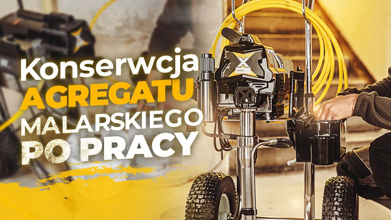 Konserwacja agregatu malarskiego po pracy | czyszczenie | WABROTECH